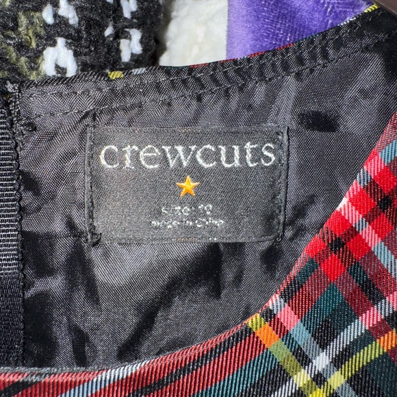 J crew / Crewcuts Gilrs size 10 plaid dress - Picture 2 of 4